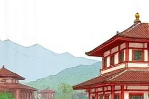 玻璃温室：温室玻璃上雨滴滑落的画面